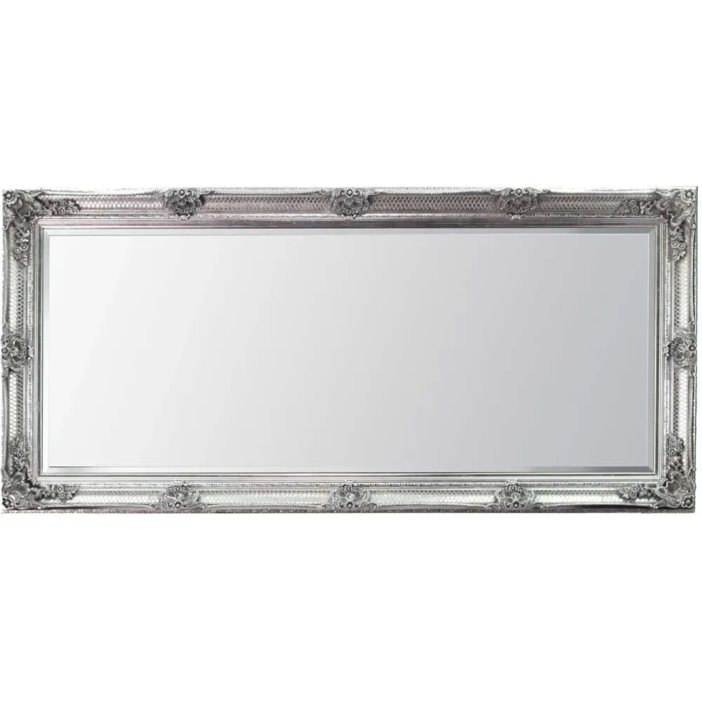 Davenport Ornate Full Length Mirror - Silver