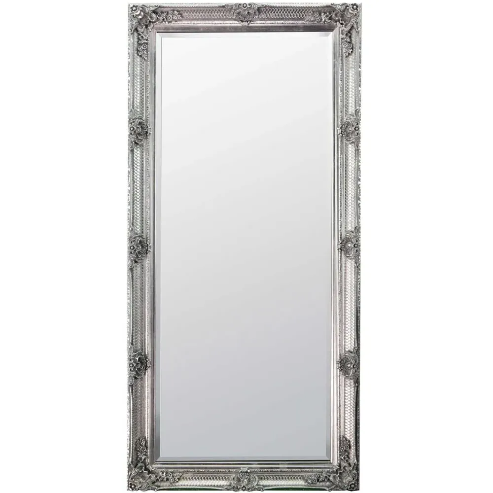 Davenport Ornate Full Length Mirror - Silver