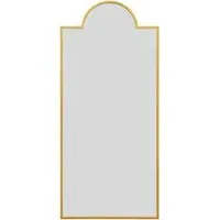Fenestra Leaner Wall Mirror - Gold, Metal