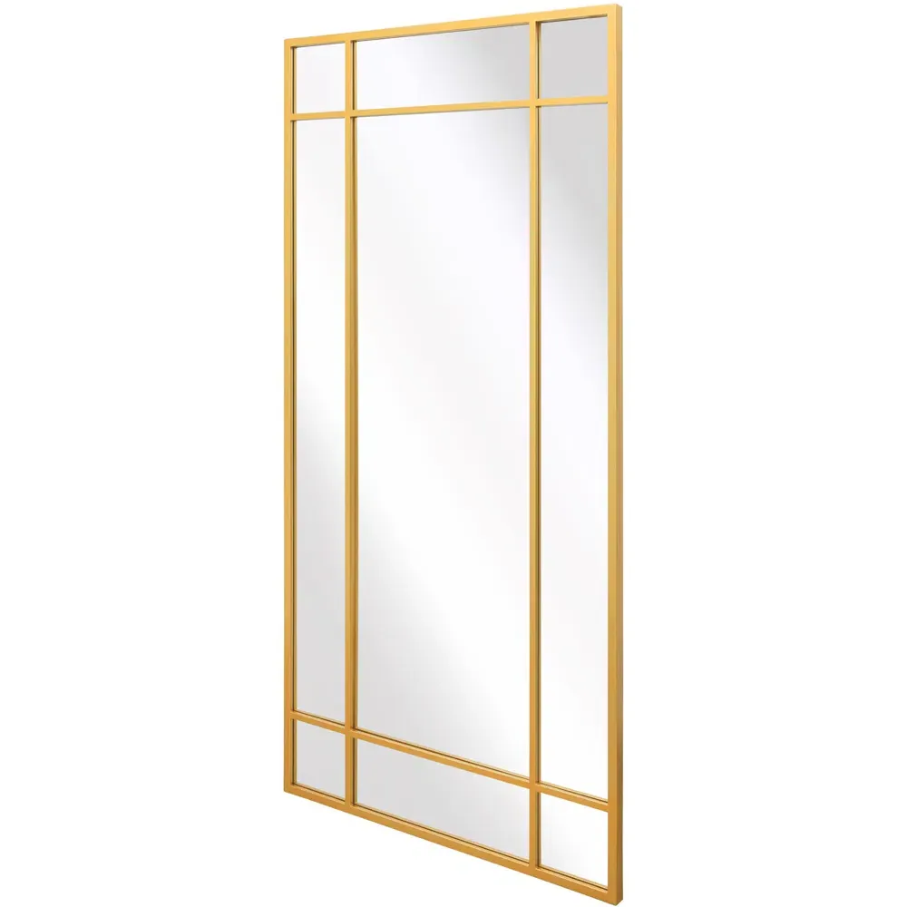 Fenestra Leaner Wall Mirror - Gold
