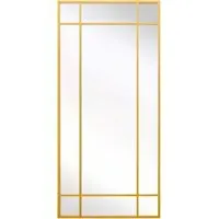 Fenestra Leaner Wall Mirror - Gold