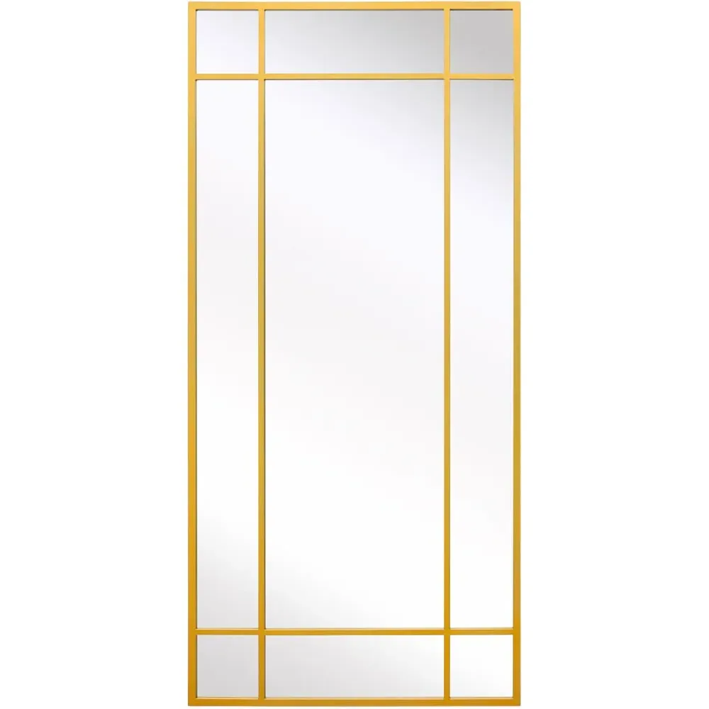 Fenestra Leaner Wall Mirror - Gold
