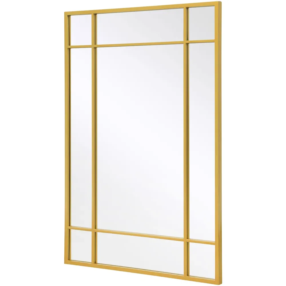 Fenestra Wall Mirror - Gold