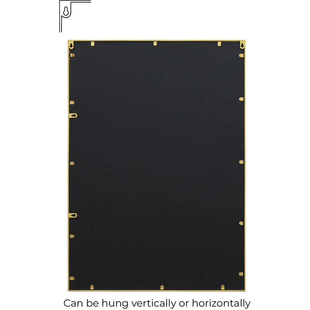 Fenestra Wall Mirror - Gold