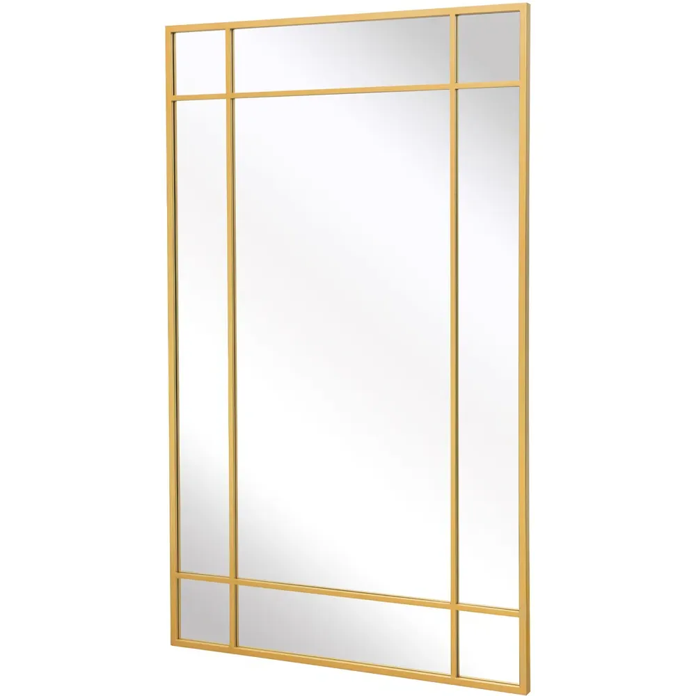 Fenestra Wall Mirror - Gold