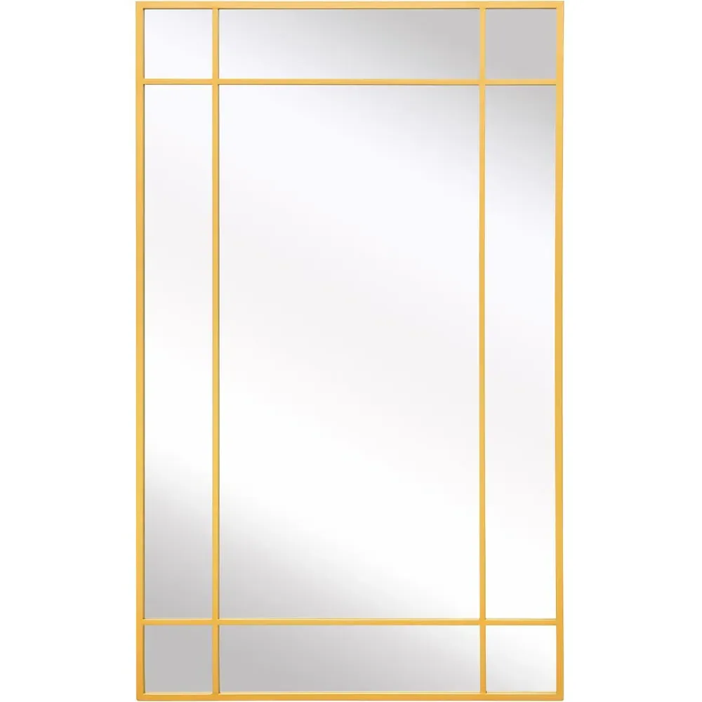 Fenestra Wall Mirror - Gold