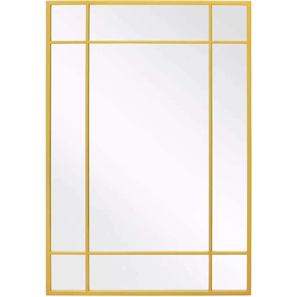 Fenestra Wall Mirror - Gold image