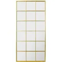 Fenestra Window Leaner Wall Mirror - Gold