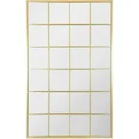 Fenestra Window Leaner Wall Mirror - Gold