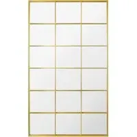 Fenestra Window Leaner Wall Mirror - Gold