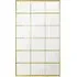 Fenestra Window Leaner Wall Mirror - Gold
