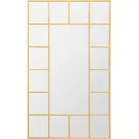 Fenestra Window Leaner Wall Mirror - Gold