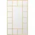 Fenestra Window Leaner Wall Mirror - Gold