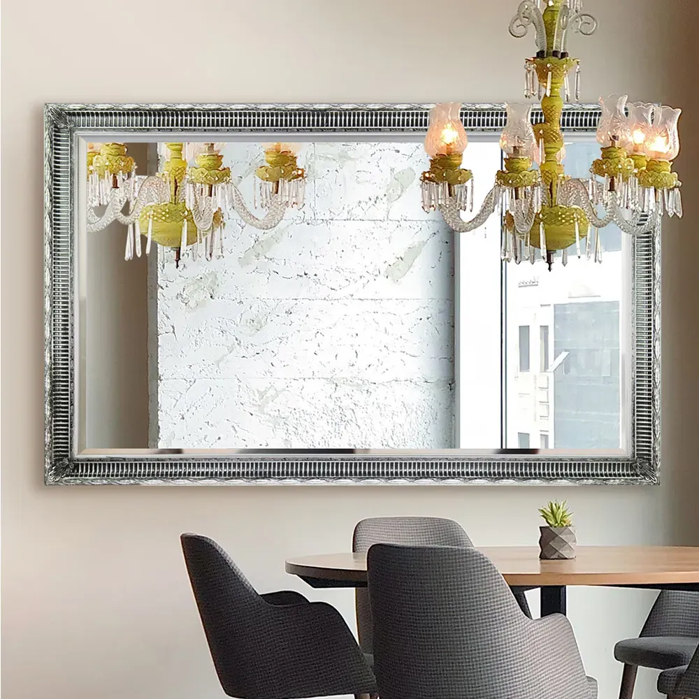 Fenton Leaner Wall Mirror - Silver