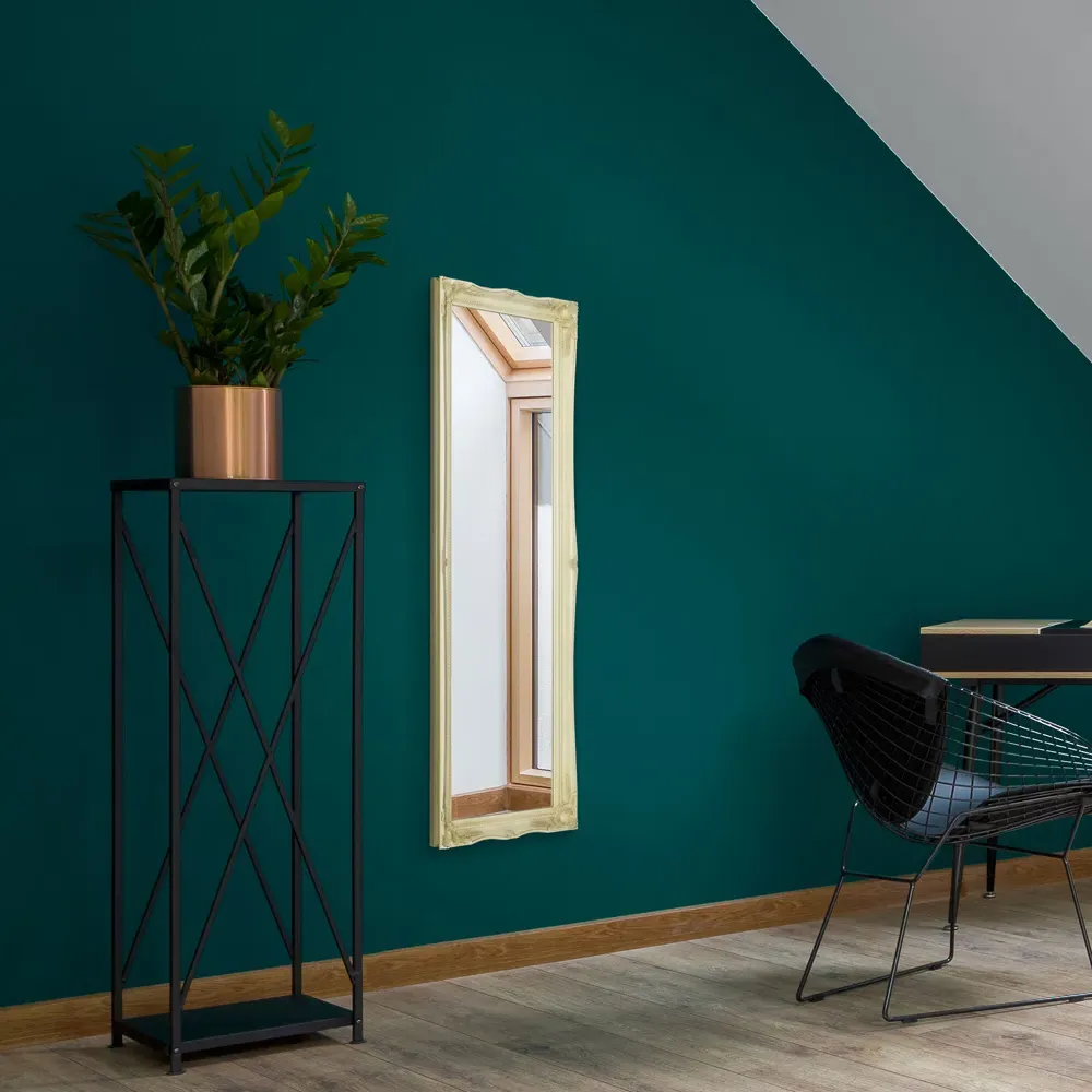 Fraser Beaded Dress Mirror - Cream