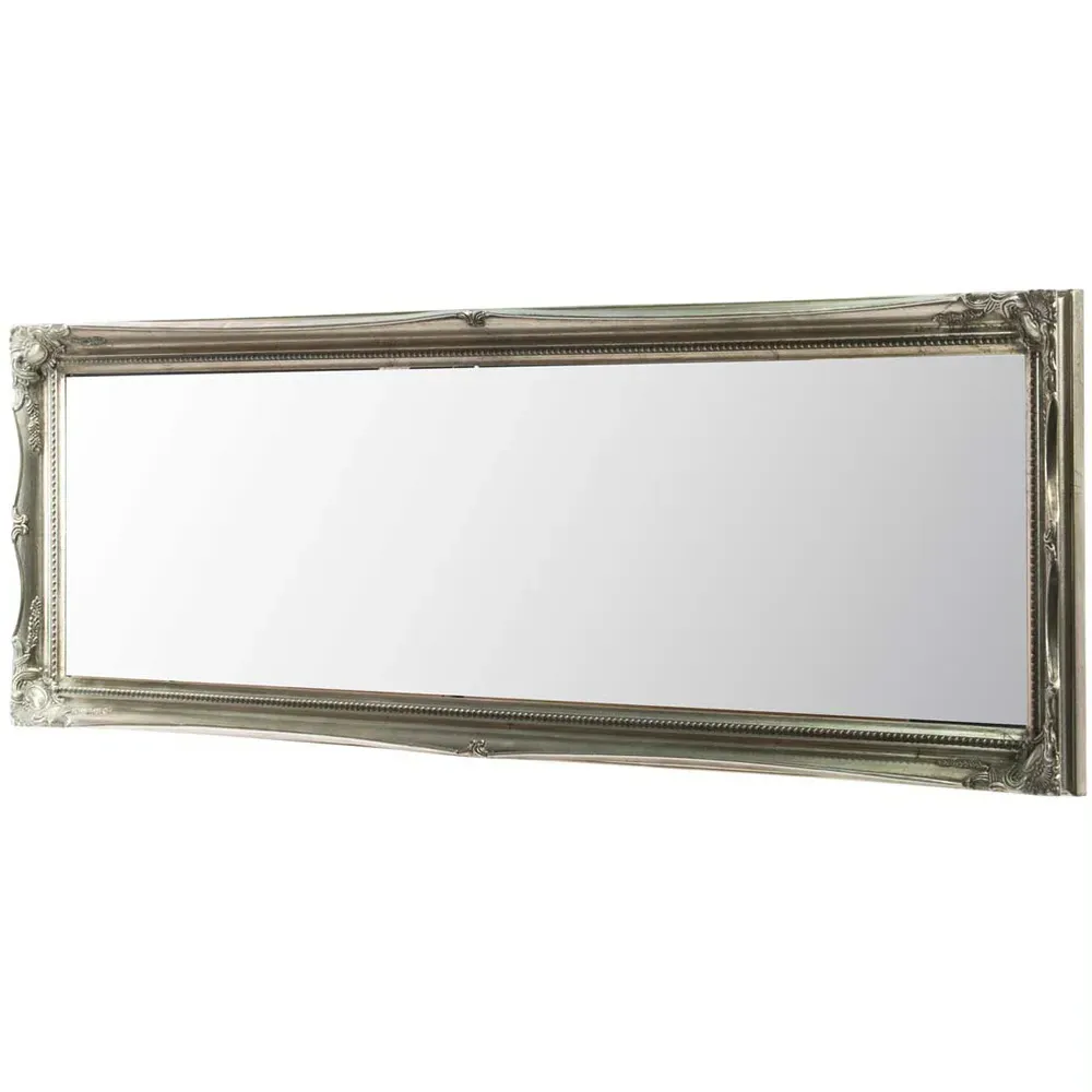 Fraser Beaded Dress Mirror - Silver