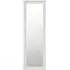 Fraser Beaded Dress Mirror - White