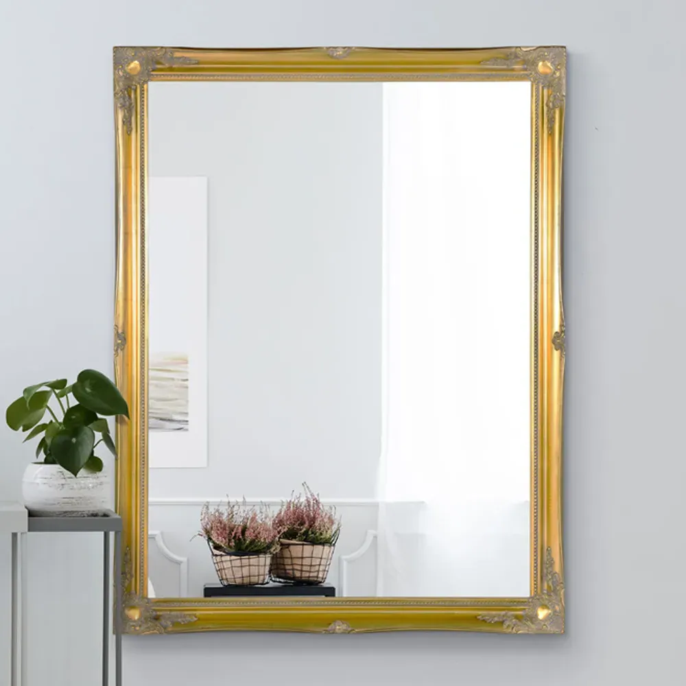 Hamilton Antique Wall Mirror - Gold