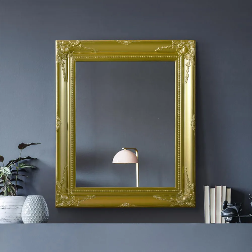 Hamilton Antique Wall Mirror - Gold