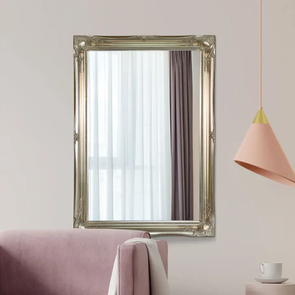 Hamilton Antique Wall Mirror - Silver