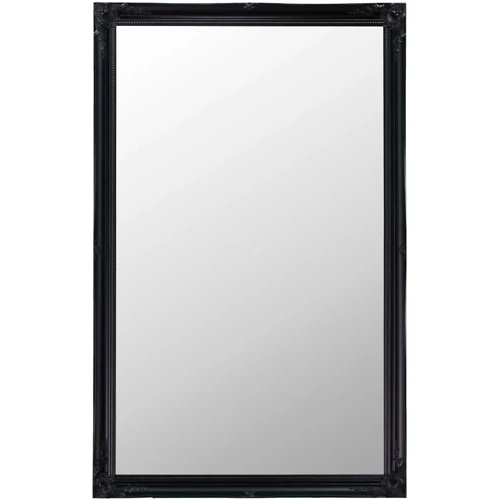 Hamilton Shabby Chic Wall Mirror - Black