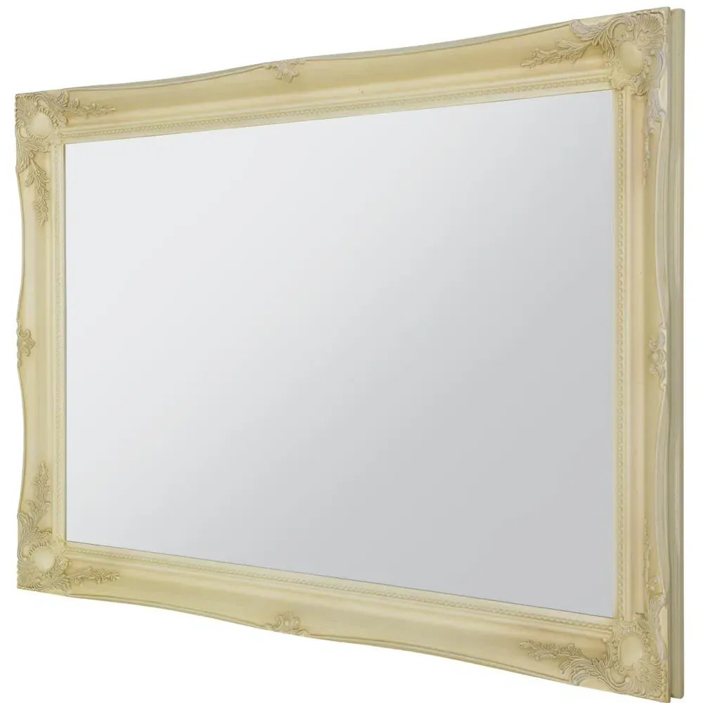 Hamilton Shabby Chic Wall Mirror - Cream