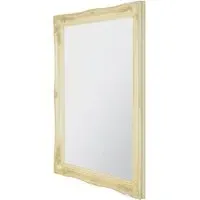 Hamilton Shabby Chic Wall Mirror - Cream