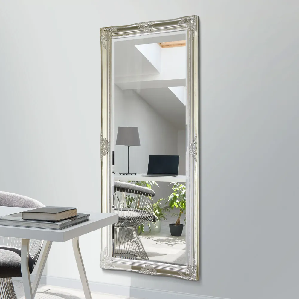 Kingsbury Full Length Dress Mirror - Silver