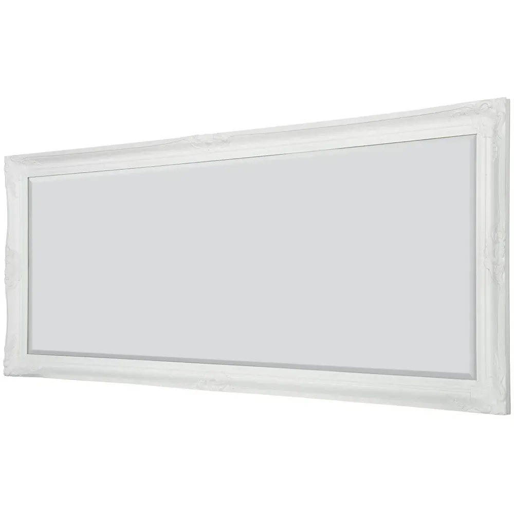Kingsbury Full Length Wall Mirror - White