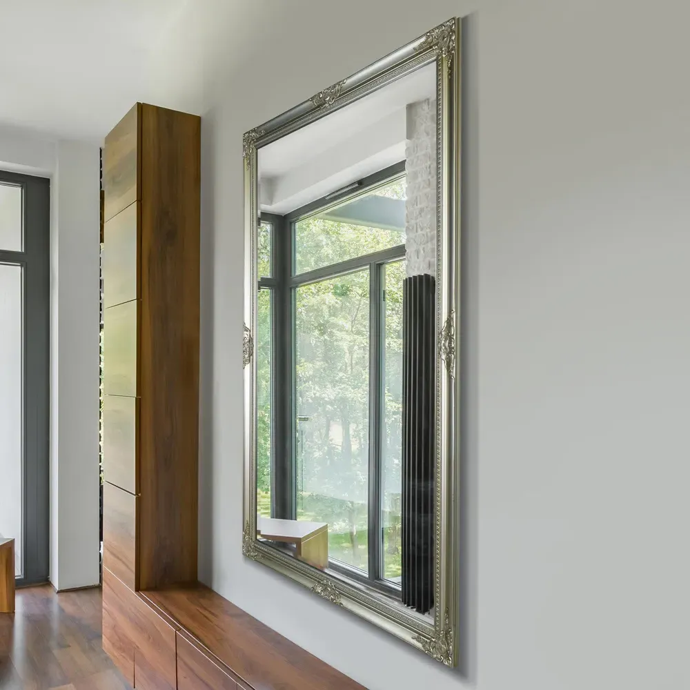 Kingsbury Large Wall Mirror - Silver