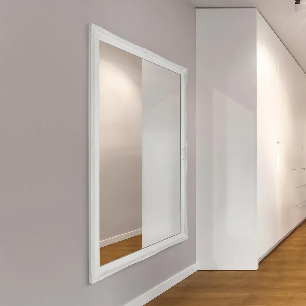 Kingsbury Large Wall Mirror - White