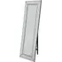 Langley Bevel Cheval Free Standing Mirror - Clear