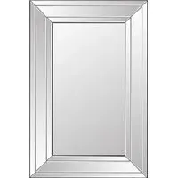 Langley Large Double Edge Bevelled Dress Mirror - Black