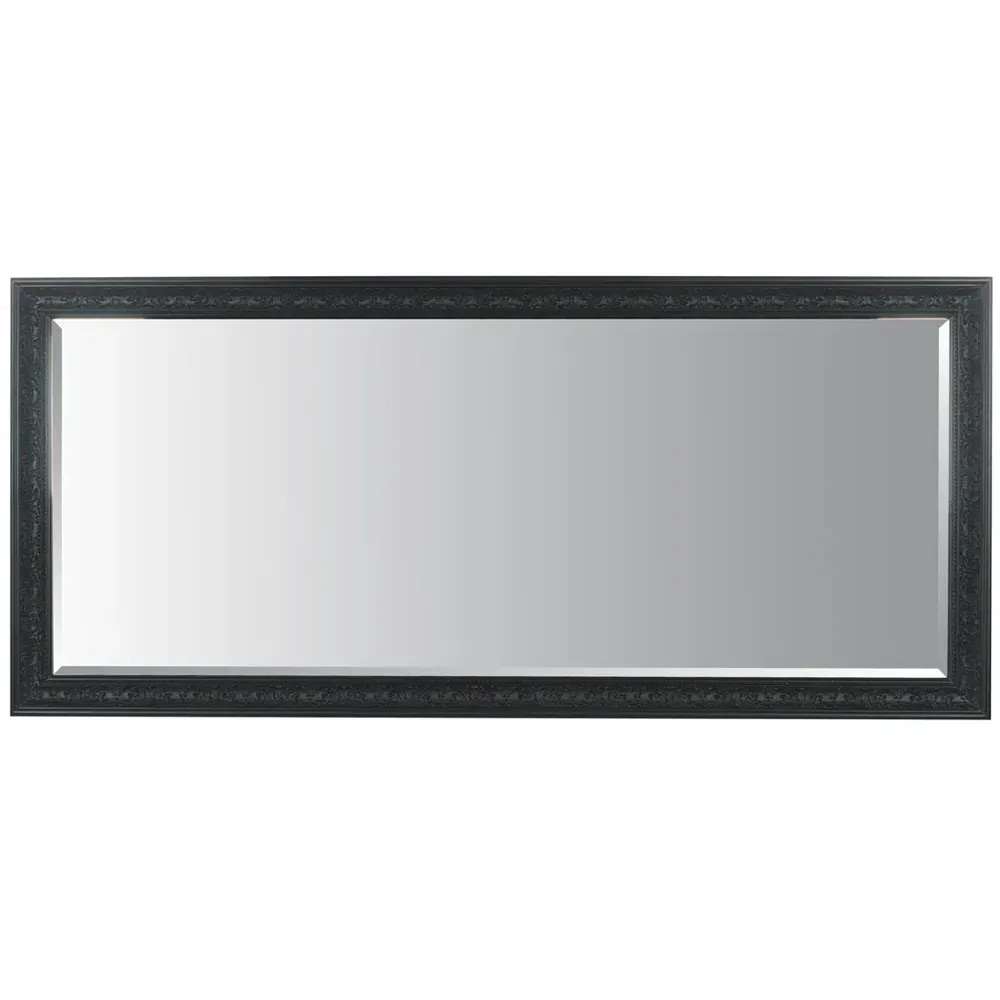 Langton Shabby Chic Full Length Dress Mirror - Black
