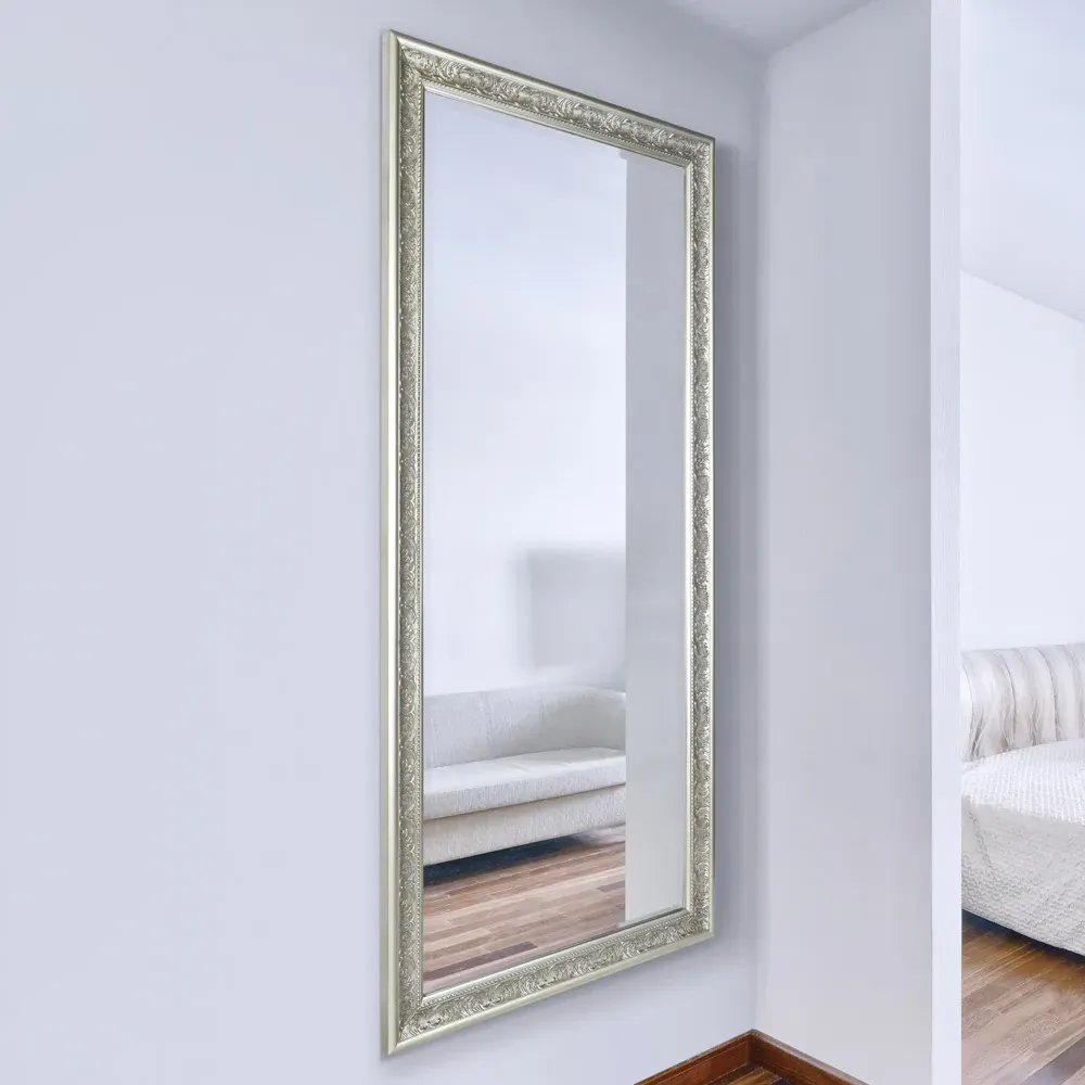 Langton Shabby Chic Full Length Dress Mirror - Silver