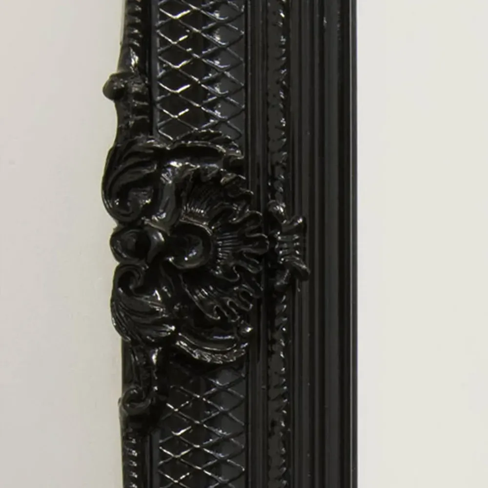 Large Rectangle Wall Mirror - Black