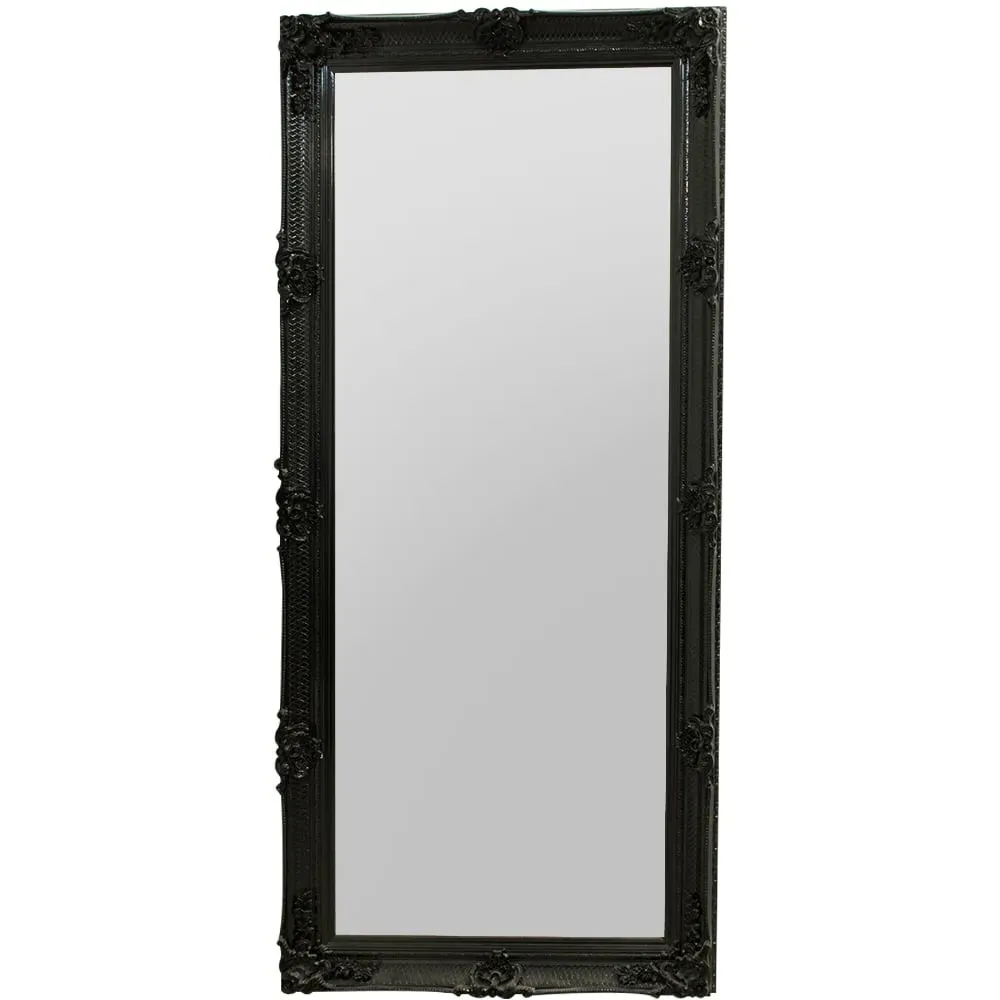 Large Rectangle Wall Mirror - Black image