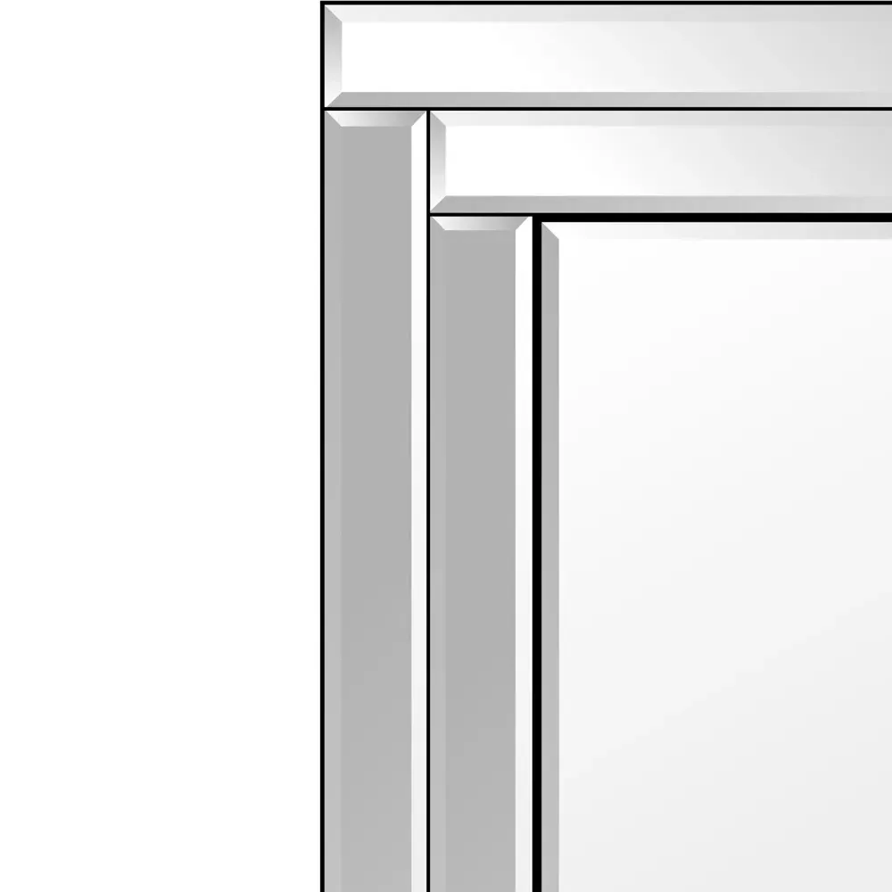 Luxford Bevel Cheval Free Standing Mirror - Clear