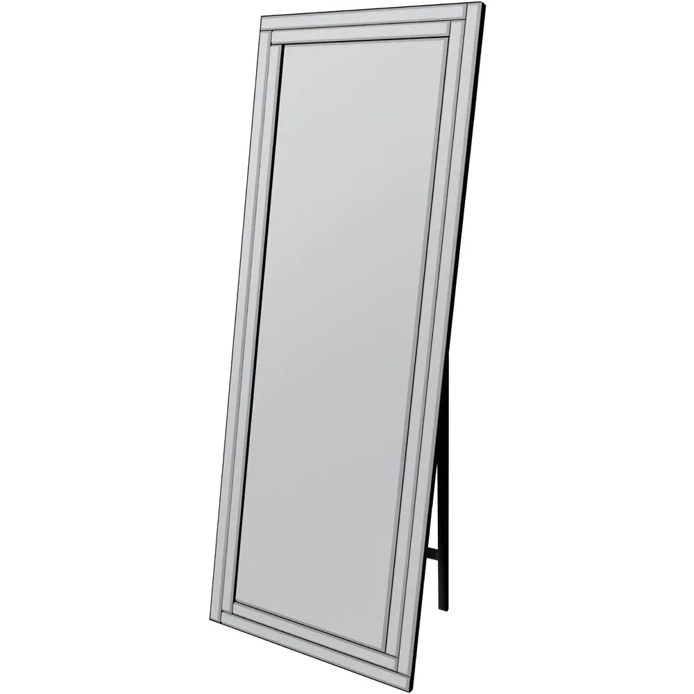 Luxford Bevel Cheval Free Standing Mirror - Clear