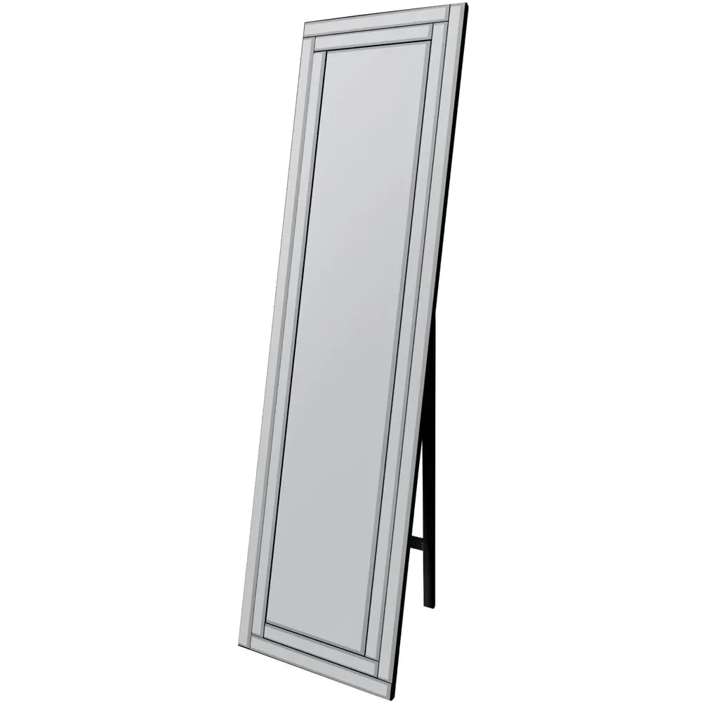 Luxford Bevel Cheval Free Standing Mirror - Clear
