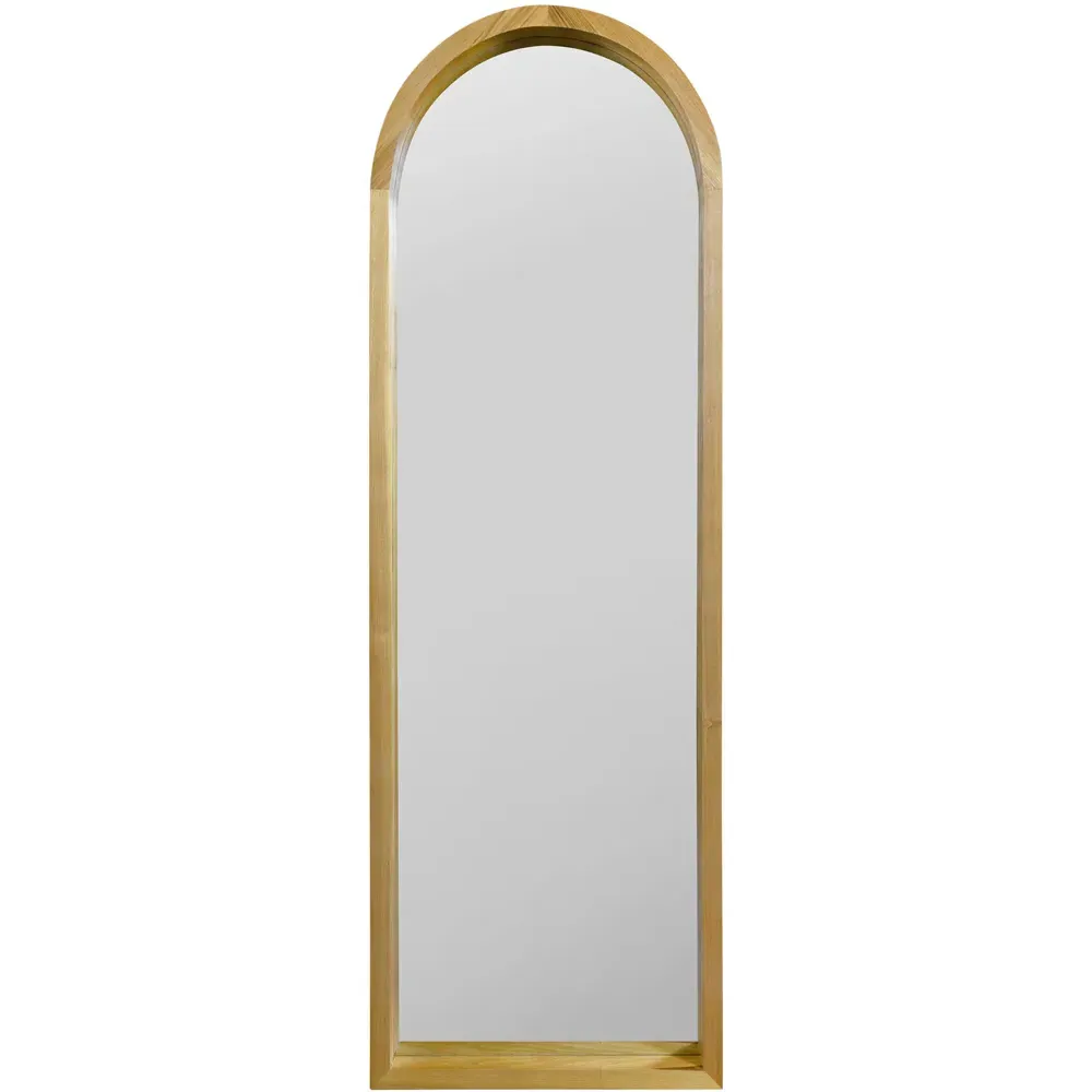 Naturalis Arched Leaner Wall Mirror - Oak