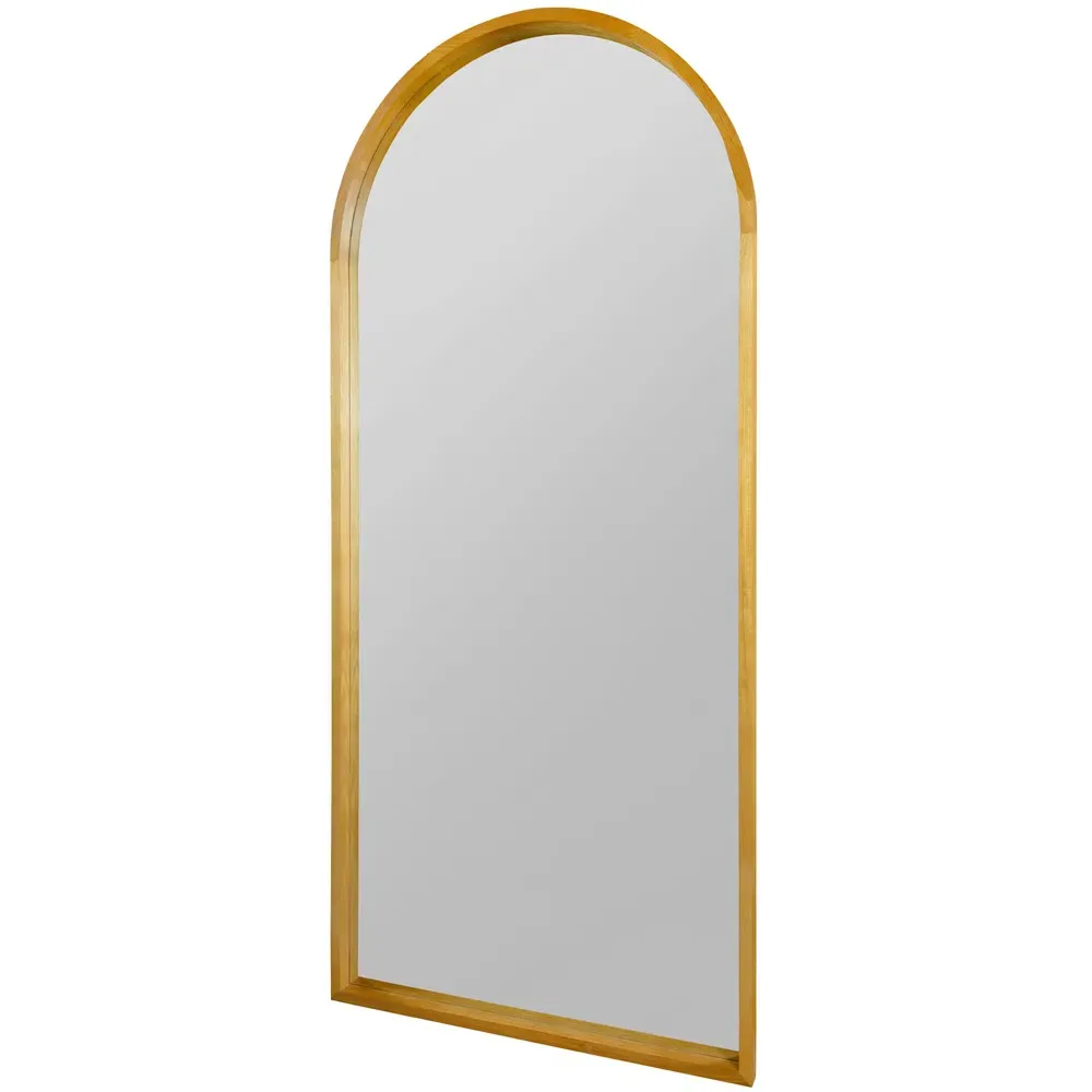 Naturalis Arched Leaner Wall Mirror - Oak