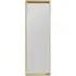 Naturalis Rounded Corner Leaner Wall Mirror - Oak