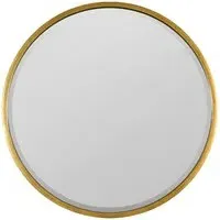Rowan Round Wall Mirror - Gold