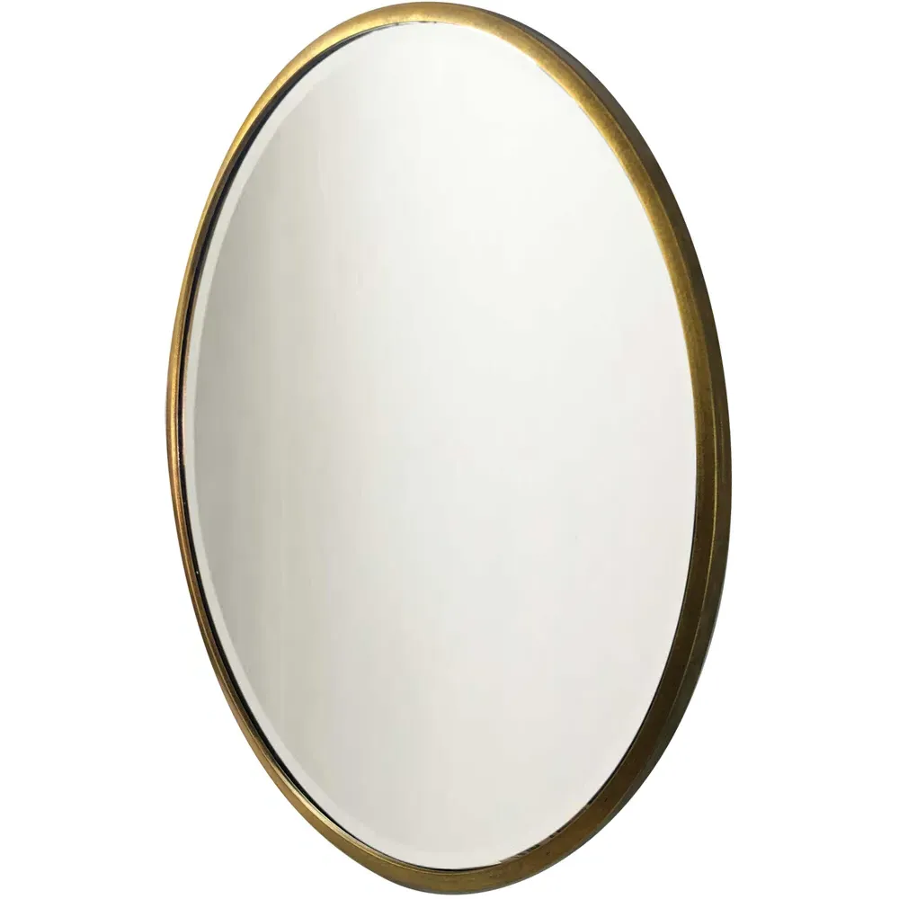 Rowan Round Wall Mirror - Gold