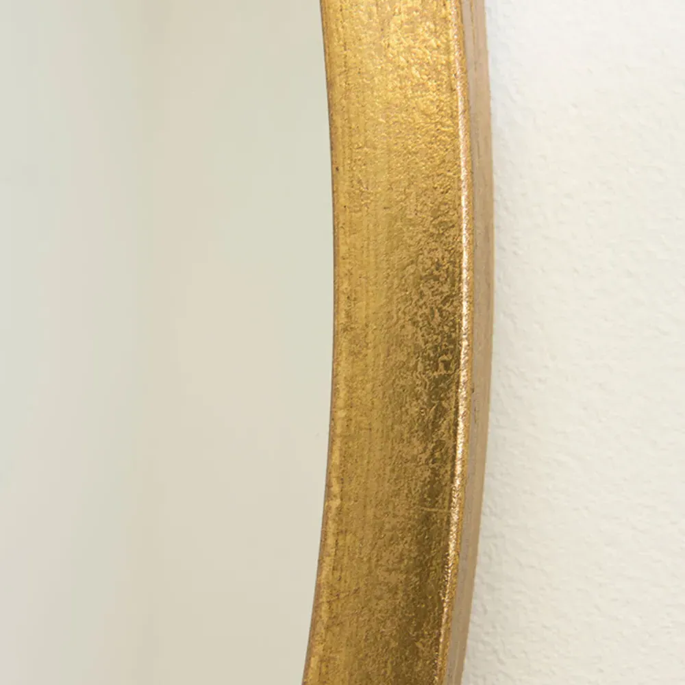Rowan Round Wall Mirror - Gold