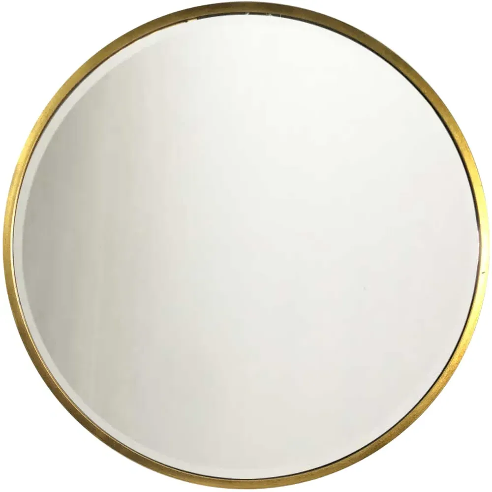 Rowan Round Wall Mirror - Gold