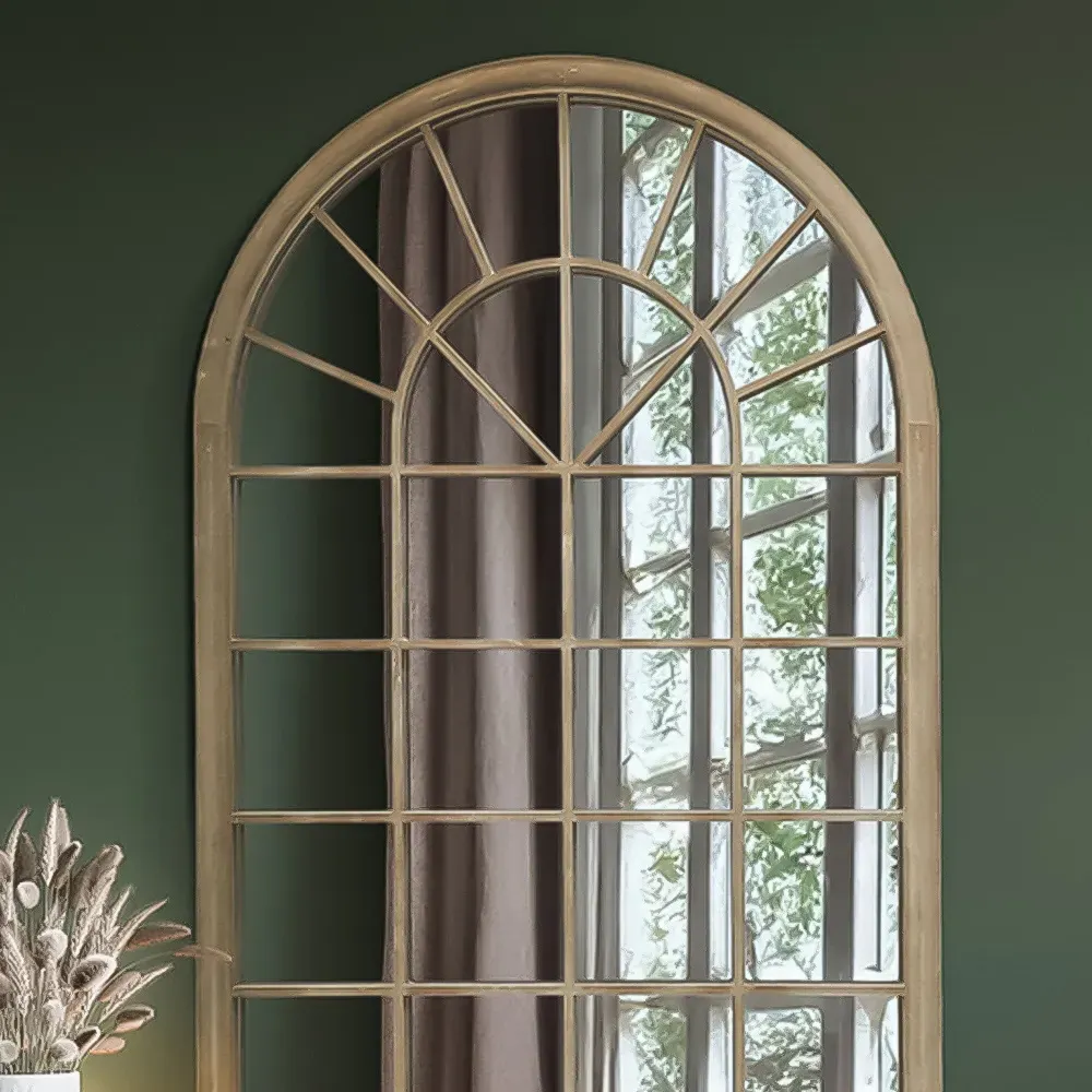 Somerley Arch Wall Mirror - Sand