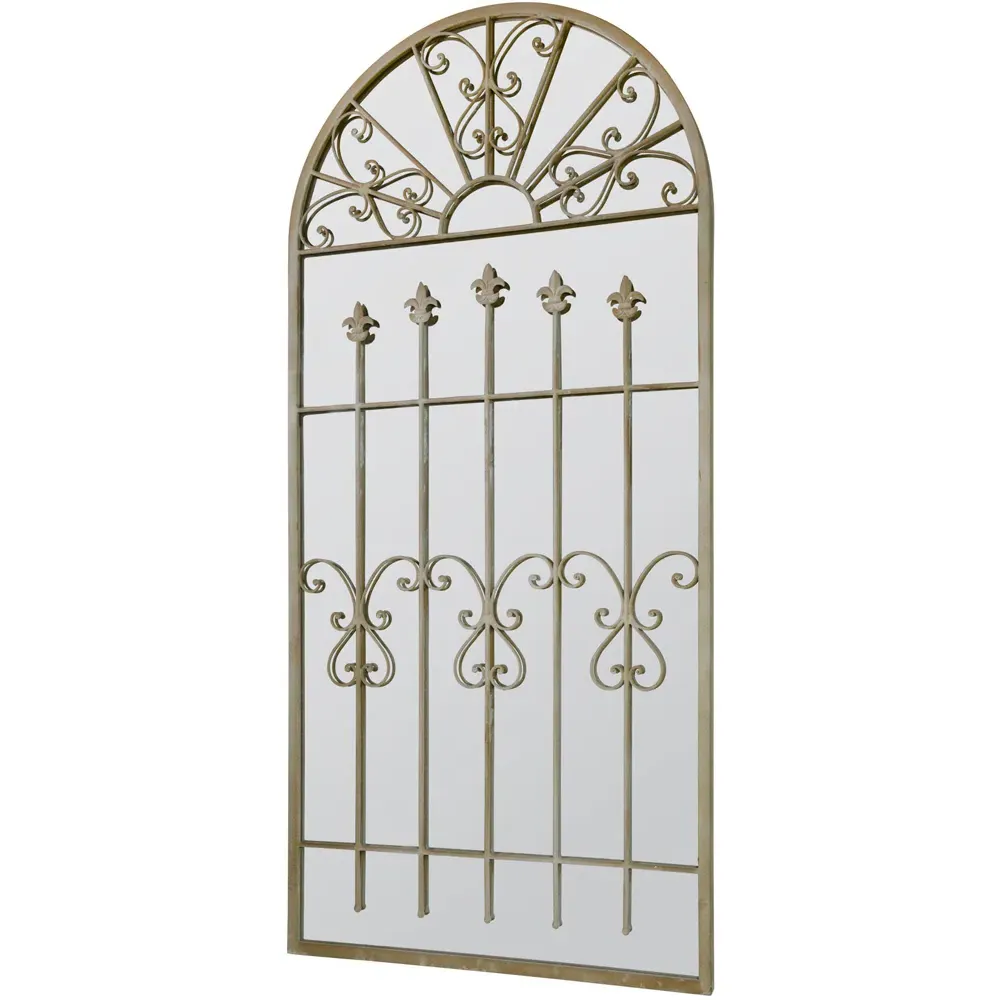 Somerley Gothic Wall Mirror - Stone