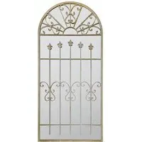 Somerley Gothic Wall Mirror - Stone